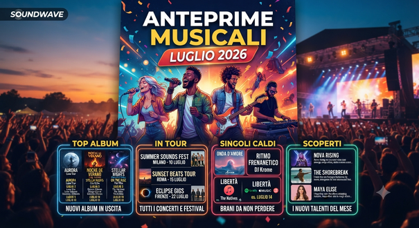 Anteprime Mondiali: Le uscite discografiche che segneranno il mese di luglio