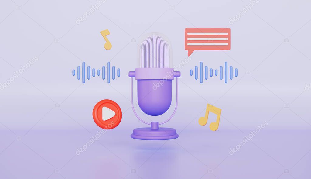 Cuffie appoggiate su un mixer radio durante la messa in onda